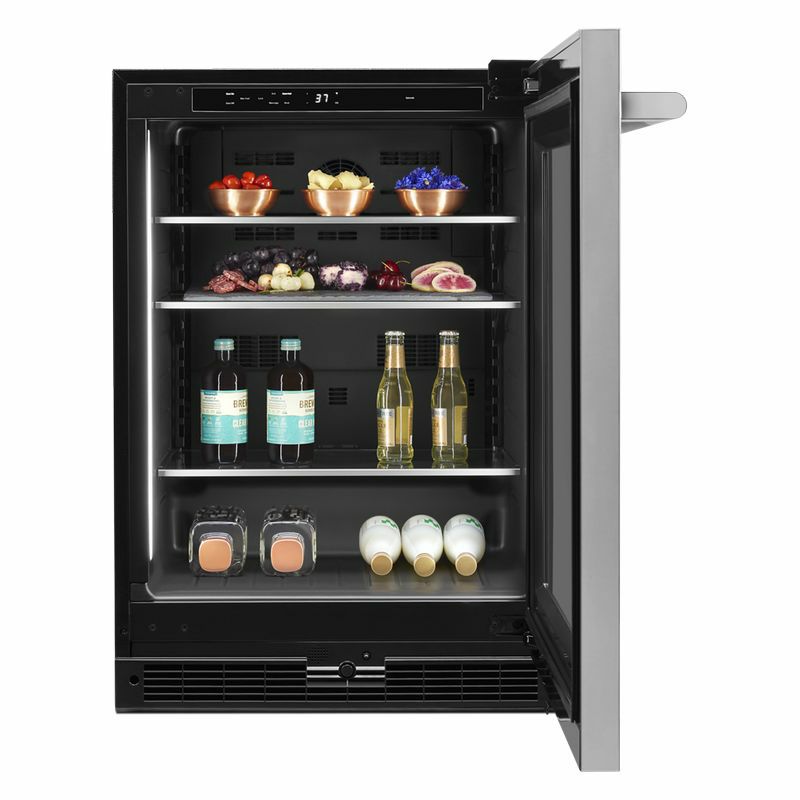 冷蔵庫冷凍庫306Lビバレッジクーラー30缶ワイン8本ビルトイン可ガラスドアステンレス鍵付LG24InchBottomFreezerRefrigeratorwith10.8Cu.Ft.CapacityLRBNC1104S家電【代引不可】