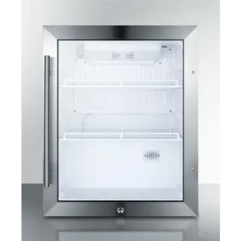 サミットアンダーカウンタービルトイン冷蔵庫幅60cm119LSummit24"Built-In/FreestandingBeverageCenter,4.2cu.ft.UndercounterRefrigeratorALBV2466/ALBV2466CSS【代引不可】家電