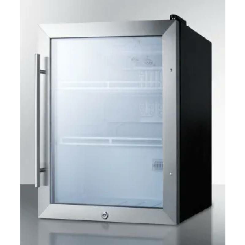 サミットアンダーカウンタービルトイン冷蔵庫幅60cm119LSummit24"Built-In/FreestandingBeverageCenter,4.2cu.ft.UndercounterRefrigeratorALBV2466/ALBV2466CSS【代引不可】家電