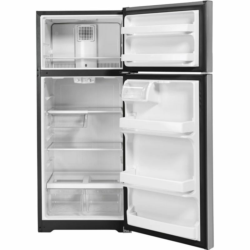 GE 冷蔵庫 冷凍庫 496L 指紋防止 ステンレス 幅71cm LED照明 自動霜取 GE GTS18HYNRFS 28 Inch Top  Freezer Refrigerator with 17.5 Cu. Ft. Capacity 家電 【代引不可】 | アルファエスパス