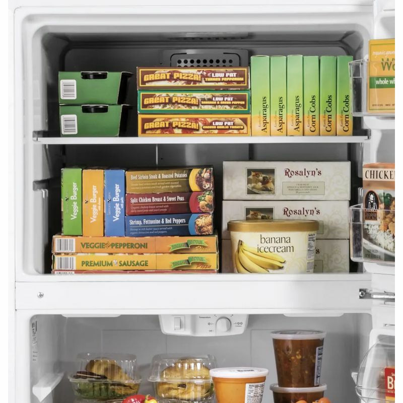GE冷蔵庫冷凍庫496L指紋防止ステンレス幅71cmLED照明自動霜取GEGTS18HYNRFS28InchTopFreezerRefrigeratorwith17.5Cu.Ft.Capacity家電【代引不可】