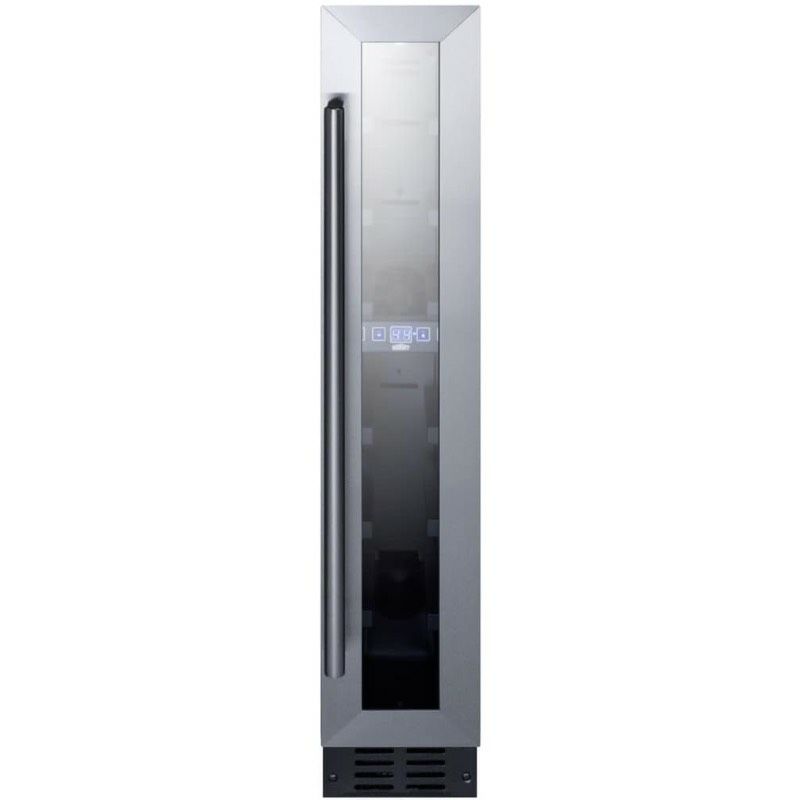 ビルトインワインクーラー幅15cmガラスドア7ボトルSummitApplianceSWC007Commercial6"WideADACompliantBuilt-inUndercounterWineCellarwith7bottleCapacity?SWC007家電【代引不可】