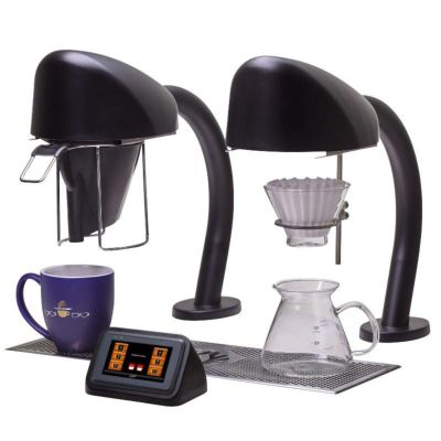 アンダーカウンター ツイン コーヒー ブリューワー 水道管直結工事要<br> Wilbur Curtis Seraphim Under-Counter Twin Coffee Brewer 家電 【代引不可】