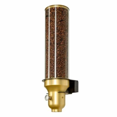 コーヒー豆 ディスペンサー サーバー 壁掛け 4.5L ゴールド 金 ノブを引いて出す IDM G10 COFFEE BEAN DISPENSER