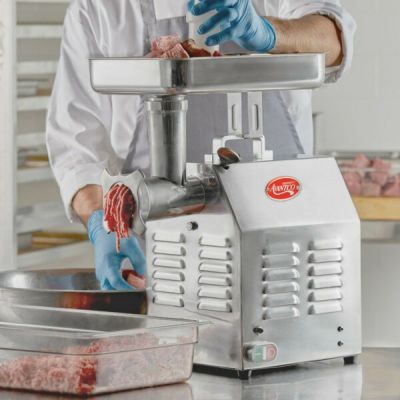 ミートグラインダー 業務品質 電動挽肉機 ミンチ 1馬力 Avantco MG12 #12 Meat Grinder-110V, 1 hp 177MG12 