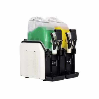 フローズン コールド ドリンクマシン サーバー ディスペンサー 8L 2連 ダブル レストラン カフェ ホテル Elmeco B-Large-2 Frozen/Cold Beverage Machine 2 Gallon 2 Bowl 家電