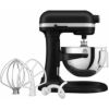 キッチンエイドスタンドミキサーボウルリフト4.8LマットブラックKitchenAidArtisan5-QuartBowl-LiftStandMixerKSM55SXXXBMBlackMatte【日本語説明書付】家電