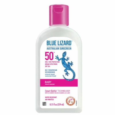 ベビー用日焼け止め ミネラルベース SPF50+ 259ml Bluelizardsunscreen Baby Mineral Sunscreen