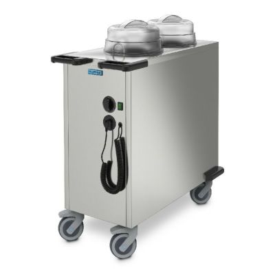 プレートディスペンサー 最大166枚 皿 ディッシュ 加熱 保温 収納 レストラン Hupfer Plate dispenser heated 0162810（直径19-26cmのお皿に対応）