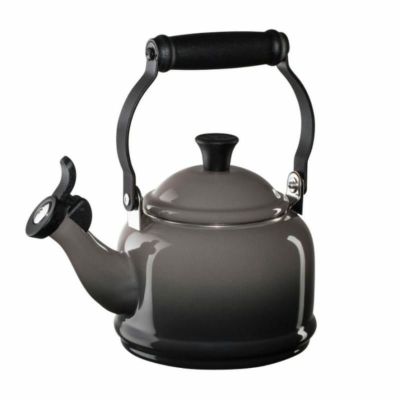 ルクルーゼ デミ 笛吹きケトル やかん オイスター グレー 1.1L IH対応 Le Creuset Enamel-on-Steel Demi 1-1/4-Quart Teakettle Oyster