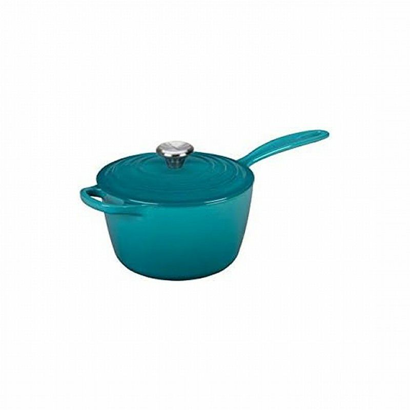 ル・クルーゼルクルーゼクックウェア鍋フライパン3点セットカリビアンブルーLeCreuset5PieceSignatureEnameledCastIronCookwareSet,Caribbean