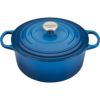ル・クルーゼルクルーゼクックウェア鍋フライパン3点セットマルセイユブルーLeCreuset5PieceSignatureEnameledCastIronCookwareSet,Marseille