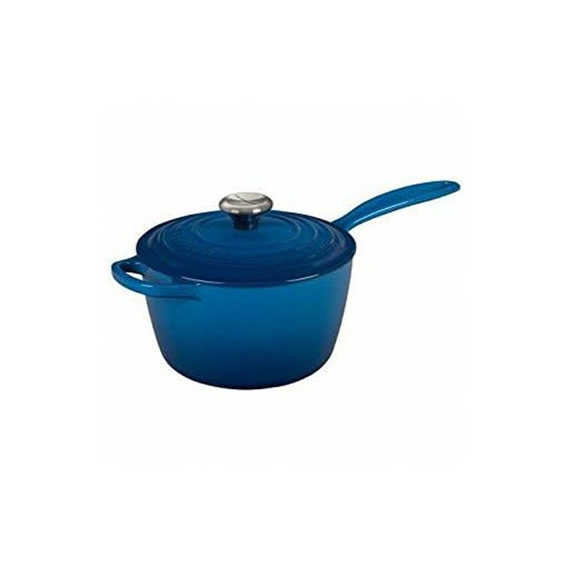 ル・クルーゼルクルーゼクックウェア鍋フライパン3点セットマルセイユブルーLeCreuset5PieceSignatureEnameledCastIronCookwareSet,Marseille