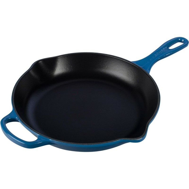 ル・クルーゼルクルーゼクックウェア鍋フライパン3点セットマルセイユブルーLeCreuset5PieceSignatureEnameledCastIronCookwareSet,Marseille