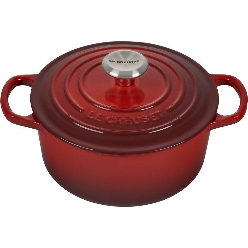 ル・クルーゼルクルーゼクックウェア鍋フライパン3点セットマルセイユブルーLeCreuset5PieceSignatureEnameledCastIronCookwareSet,Marseille