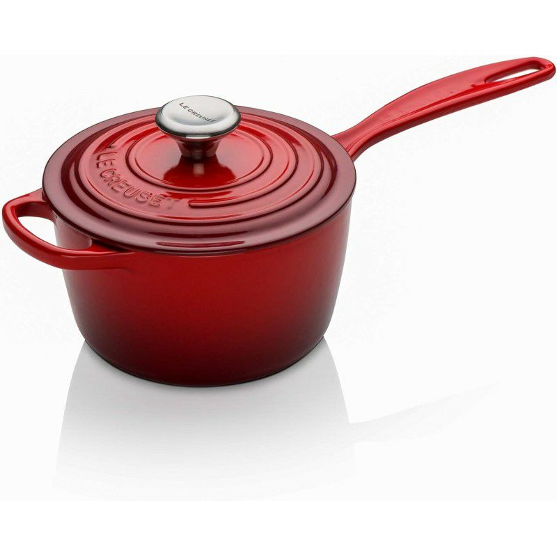 ル・クルーゼルクルーゼクックウェア鍋フライパン3点セットマルセイユブルーLeCreuset5PieceSignatureEnameledCastIronCookwareSet,Marseille