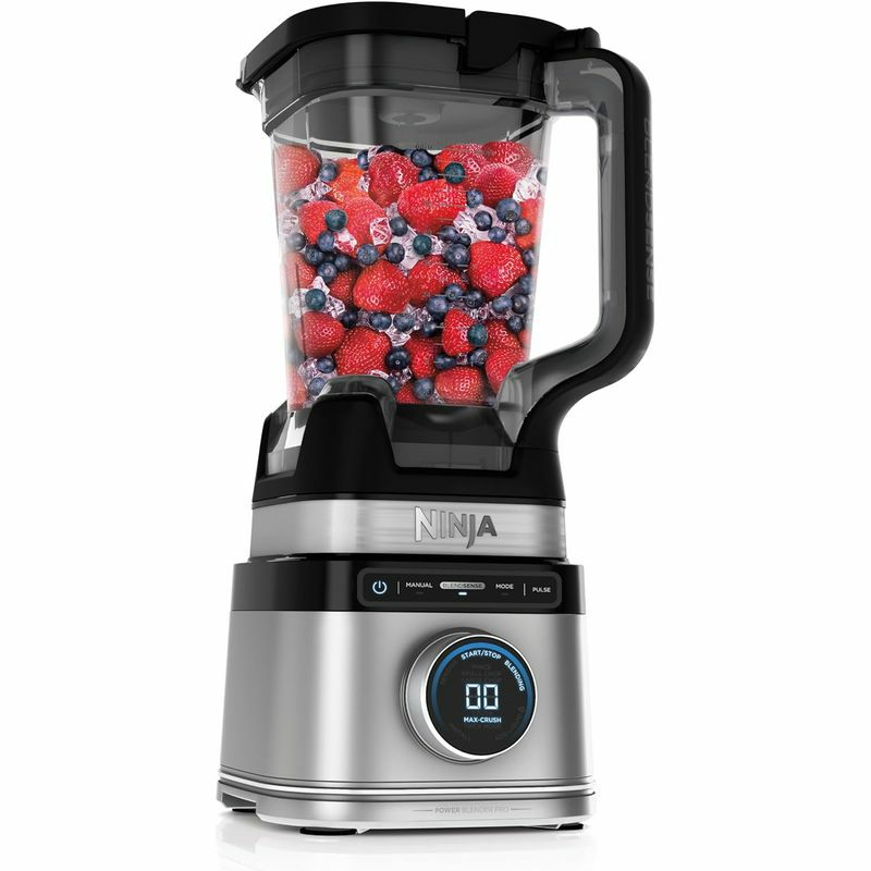 ミキサー2.1Lスピード10段階プレメニュー10種タンブラー付ニンジャブレンダーNinjaCT810ChefHigh-SpeedPremiumInInHomeBlender,72oz,Black家電