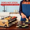 ラクレットグリルリバーシブルプレートストーンプレート石焼8人用MilliardRacletteGrillforEightPeople,IncludesGraniteCookingStone,ReversibleNon-StickGrillingSurface,and8Paddles家電