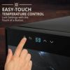 ワインクーラー最大18本静音スモークガラスドアIvation18BottleThermoelectricRedAndWhiteWineCooler/ChillerCounterTopWineCellarwithDigitalTemperatureDisplay,FreestandingRefrigeratorSmokedGlassDoorQuietOperationFridge家電