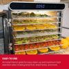ネスコ食品乾燥機デジタルディハイドレーター7トレータイマー機能NESCOFD-7SSDDigitalFoodDehydratorforBeefJerky,DriedFruitandDogTreats,7StainlessSteelTrays,Silver家電