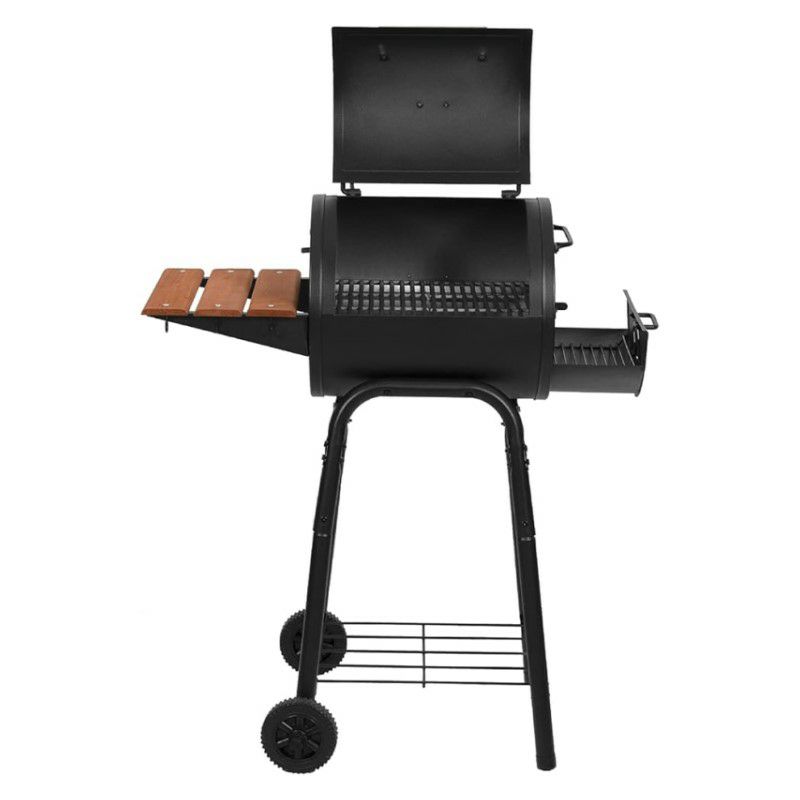 テーブルトップグリル炭焼きバーベキューChar-Griller追加用サイドファイアボックスにもChar-GrillerE82424SideFireBoxCharcoalGrill,Black