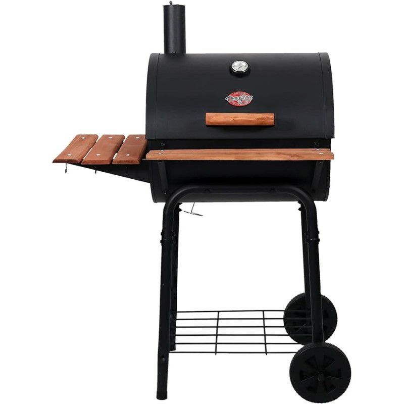 テーブルトップグリル炭焼きバーベキューChar-Griller追加用サイドファイアボックスにもChar-GrillerE82424SideFireBoxCharcoalGrill,Black