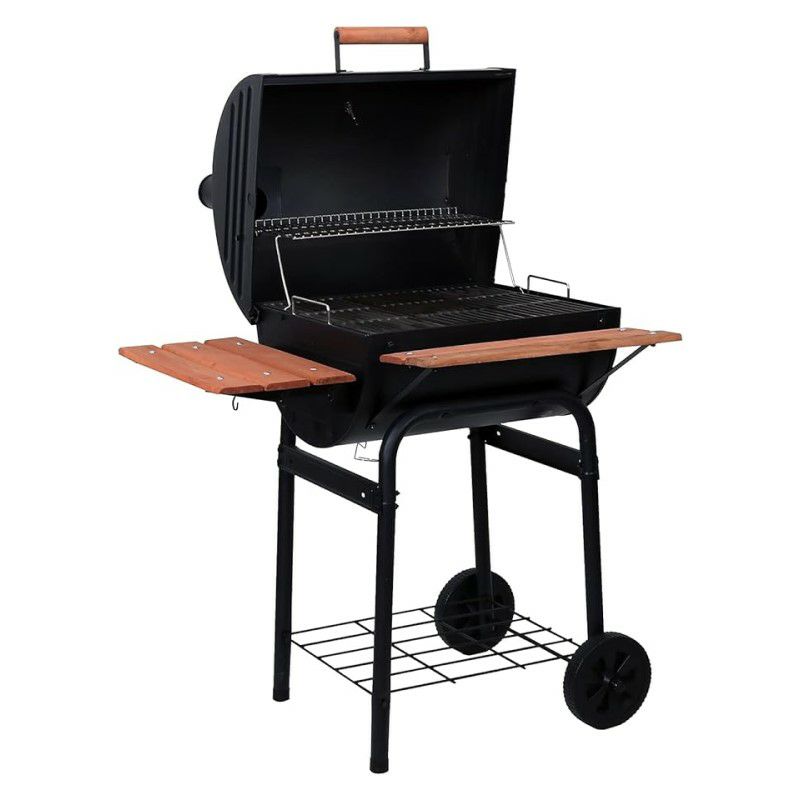 テーブルトップグリル炭焼きバーベキューChar-Griller追加用サイドファイアボックスにもChar-GrillerE82424SideFireBoxCharcoalGrill,Black