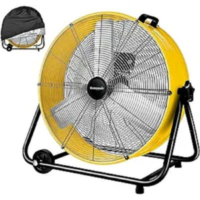 扇風機 61cm 作業用ファン 3スピード カバー付き<br>Bestronair 24 Inch High Velocity Heavy Duty Industrial Fan 家電
