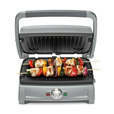 パニーニメーカー クイジナート グリル プレス コンパクト 温度調節可能 Cuisinart GR-102 Griddle&Panini Press