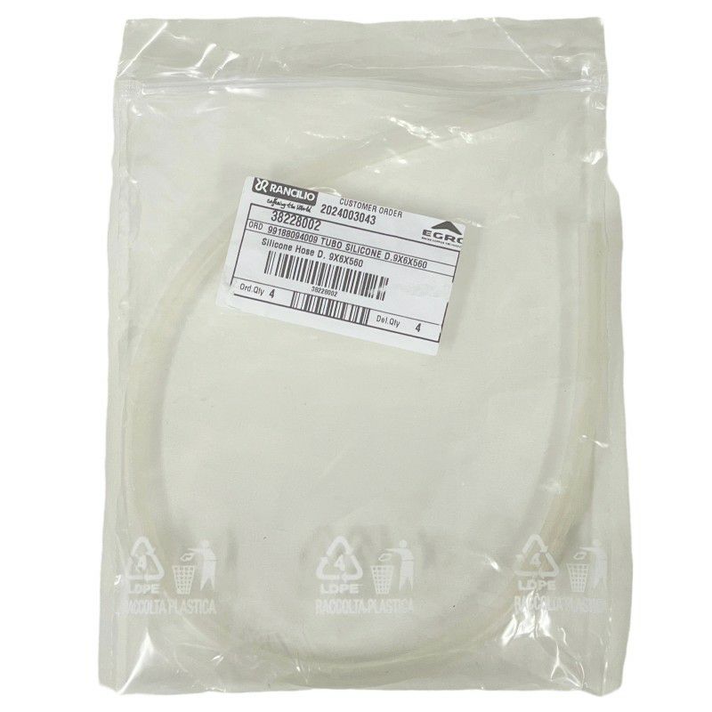 【正規輸入代理店】ランチリオ社エスプレッソマシン用シリコンホースRANCILIOSiliconeHoseD.9X6X5638228002