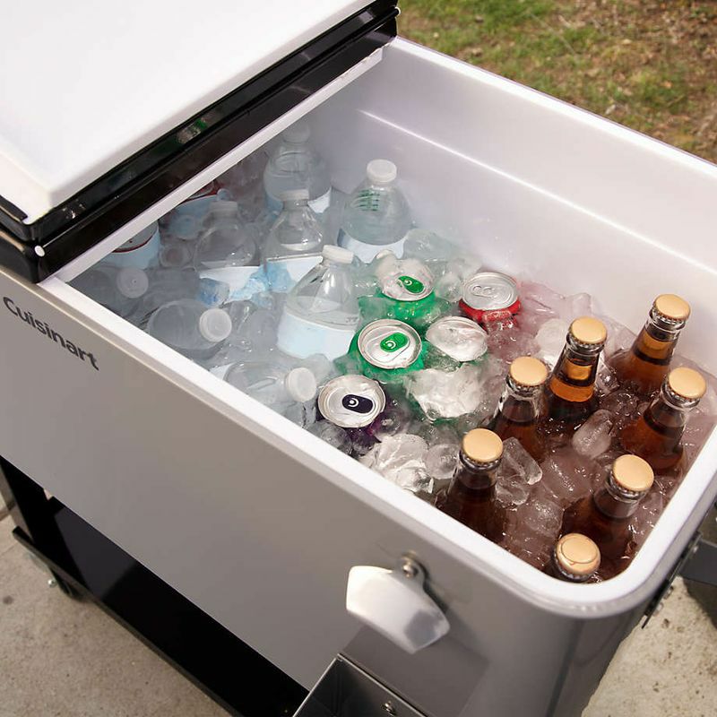 コカコーラカート型クーラーボックス76Lキャスター栓抜きトレー付レッドレトロLEIGHCOUNTRYCoca-ColaEmbossed"ICECOLD"80qt.CoolerwithTrayCP98126