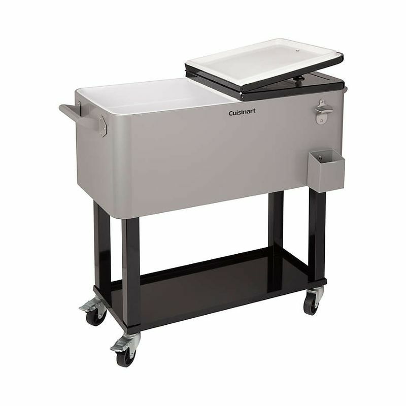 コカコーラカート型クーラーボックス76Lキャスター栓抜きトレー付レッドレトロLEIGHCOUNTRYCoca-ColaEmbossed"ICECOLD"80qt.CoolerwithTrayCP98126