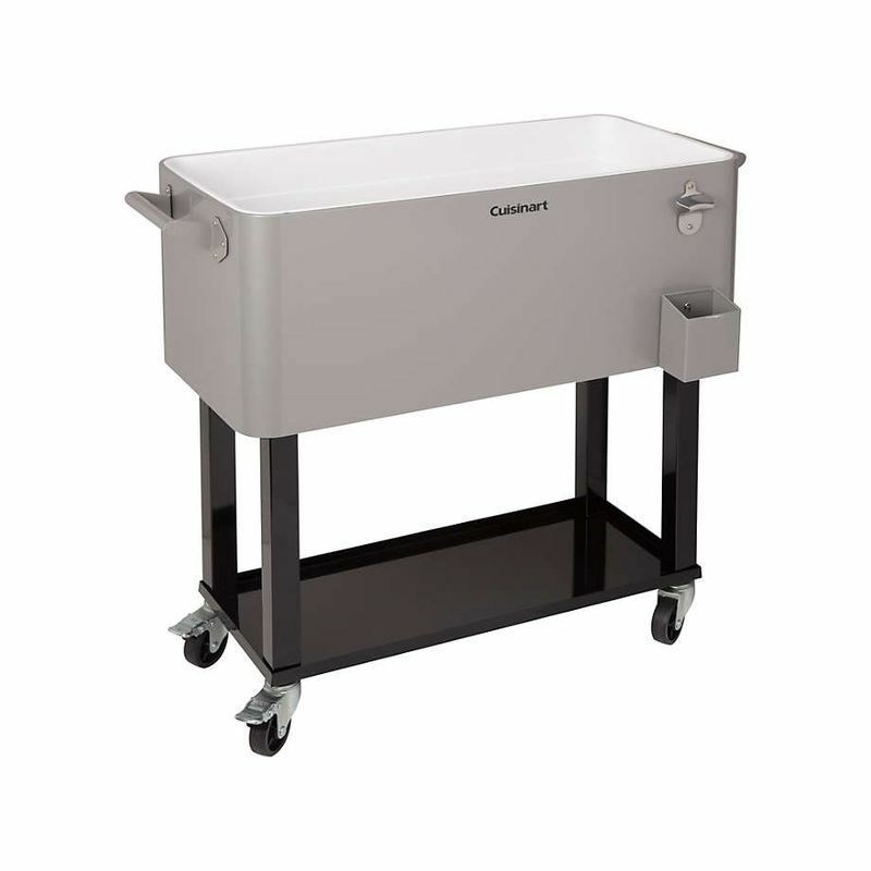 コカコーラカート型クーラーボックス76Lキャスター栓抜きトレー付レッドレトロLEIGHCOUNTRYCoca-ColaEmbossed"ICECOLD"80qt.CoolerwithTrayCP98126