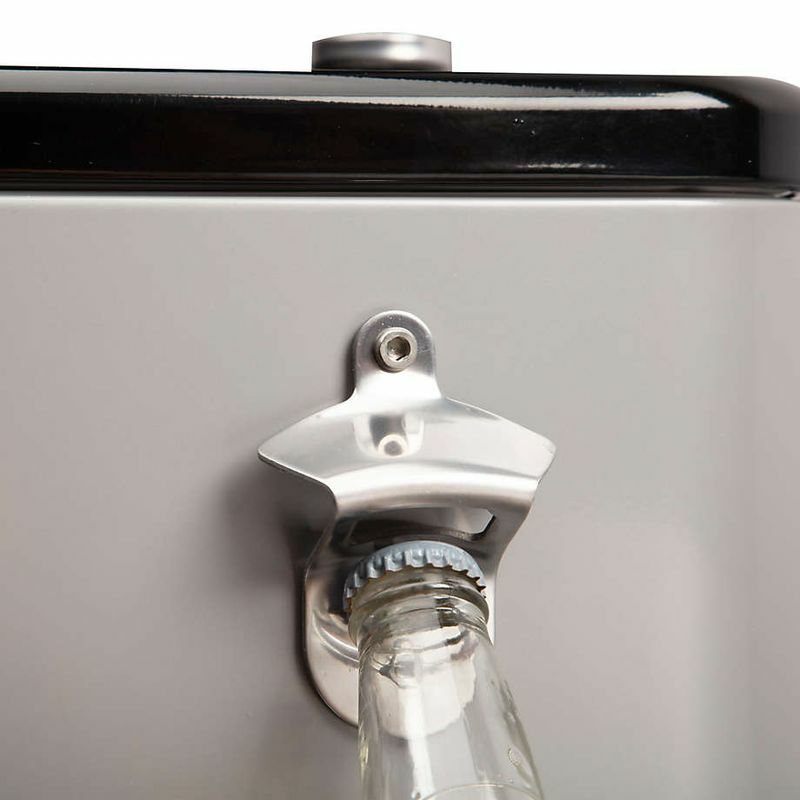 コカコーラカート型クーラーボックス76Lキャスター栓抜きトレー付レッドレトロLEIGHCOUNTRYCoca-ColaEmbossed"ICECOLD"80qt.CoolerwithTrayCP98126