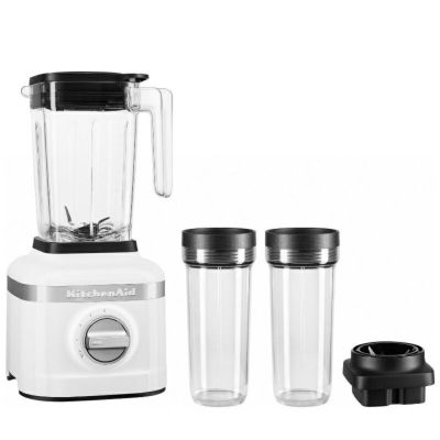 ブレンダー ミキサー 1.4L 3スピード キッチンエイド 650W ジャー2点付 KitchenAid K150 3 Speed Ice Crushing Blender with 2 Personal Blender Jars KSB1332Y White 48 oz