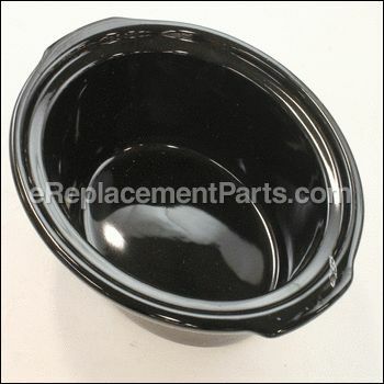 ハミルトンビーチ スロークッカー用 3.8L 内鍋 パーツ 部品 Hamilton Beach Crock Black 4qt 990061900