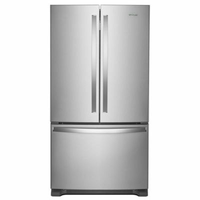 ビルトイン 冷蔵庫 冷凍庫 714L ディスペンサー ワールプール 水道管直結工事要 幅91cm 指紋防止 Whirlpool 36-inch Wide French Door Refrigerator with Water Dispenser - 25 cu. ft. WRF535SWH 家電 【代引不可】