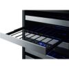 冷蔵庫ワインセラービルトインアンダーカウンター130Lステンレス24InchBuilt-InWine/BeverageCenterALFD24WBV