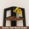 コーナーシェルフ木製ラック5段棚ディスプレイSpringSun5-TierCornerLadderWoodShelf,DisplayRackMultipurposeBookshelfandPlantStandforLivingRoomandOffice