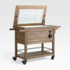 コカコーラカート型クーラーボックス76Lキャスター栓抜きトレー付レッドレトロLEIGHCOUNTRYCoca-ColaEmbossed