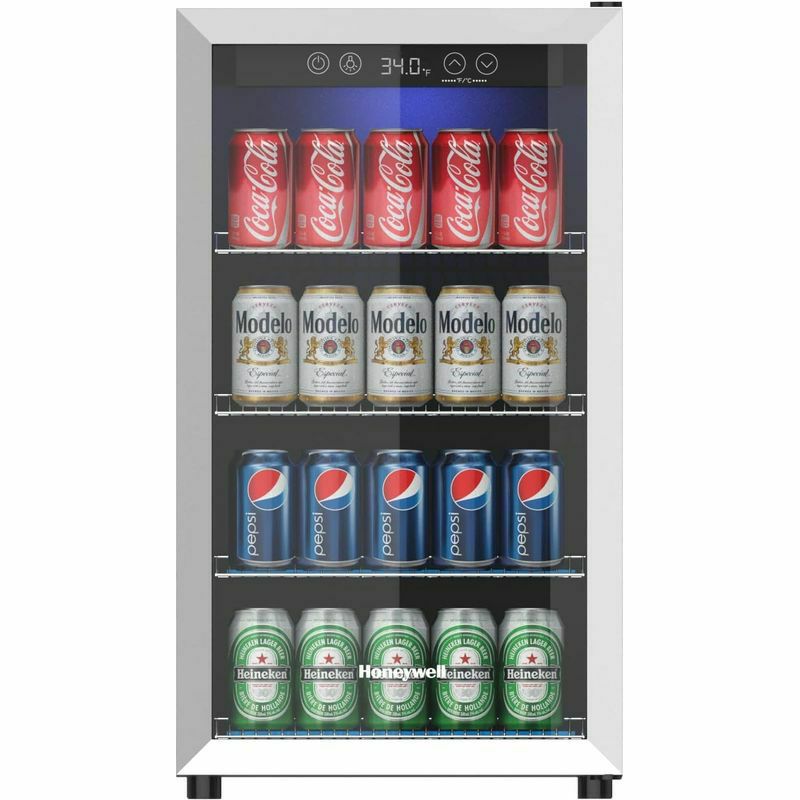 冷蔵庫 ビバレッジクーラー 115缶 3面ガラスドア ステンレス LED搭載