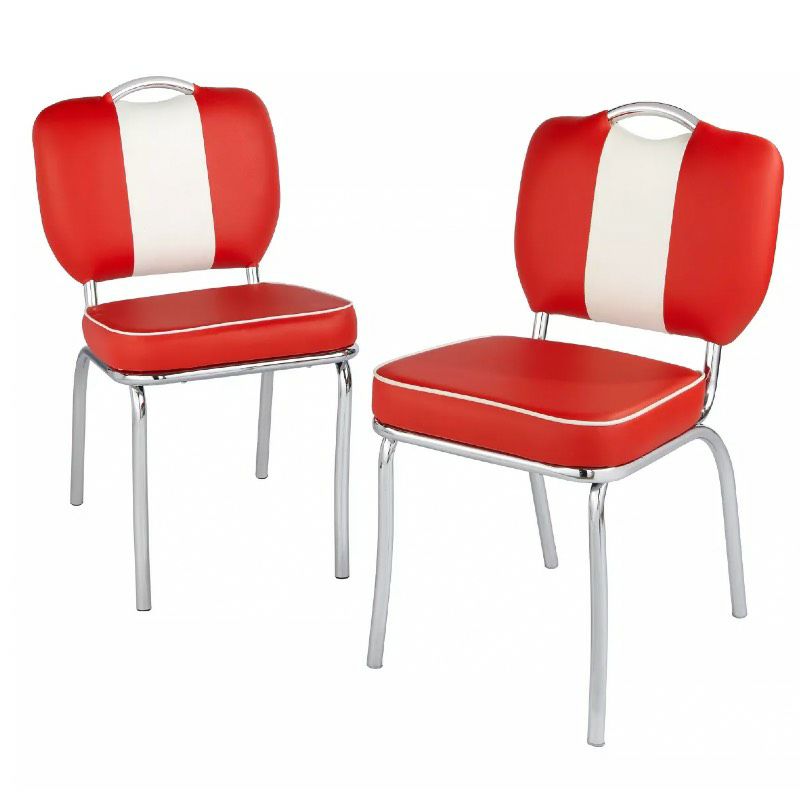 チェア椅子ダイナーチェアーアメリカ製RichardsonSeatingCorp.RetroV-BackDinerChairwith2"BoxSeat