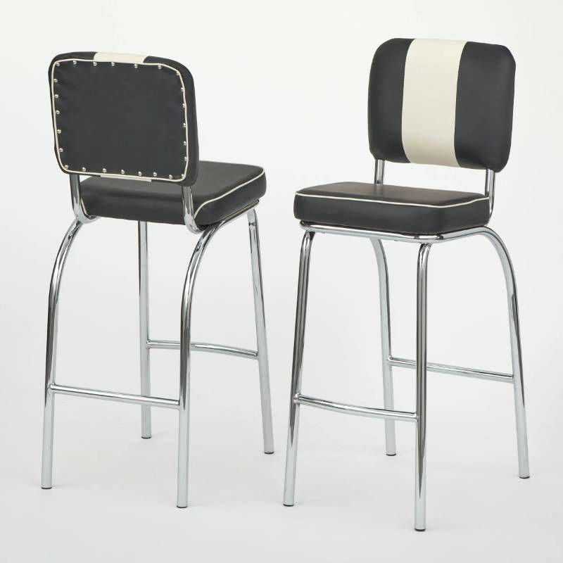 チェア椅子ダイナーチェアーアメリカ製RichardsonSeatingCorp.RetroV-BackDinerChairwith2"BoxSeat