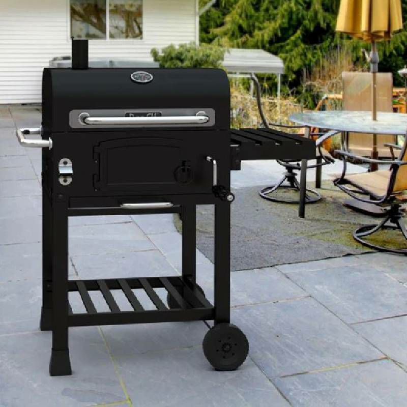 チャコールグリル炭焼バーベキューキャスター付Dyna-GloCompactCharcoalGrillDGD381BNC