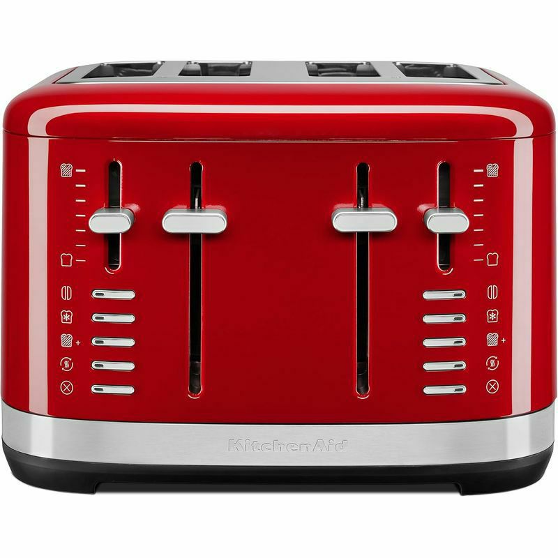 トースター4枚焼キッチンエイド焼き色5段階KitchenAidKmt4115cu4-SliceToasterwithManualHigh-LiftLever家電