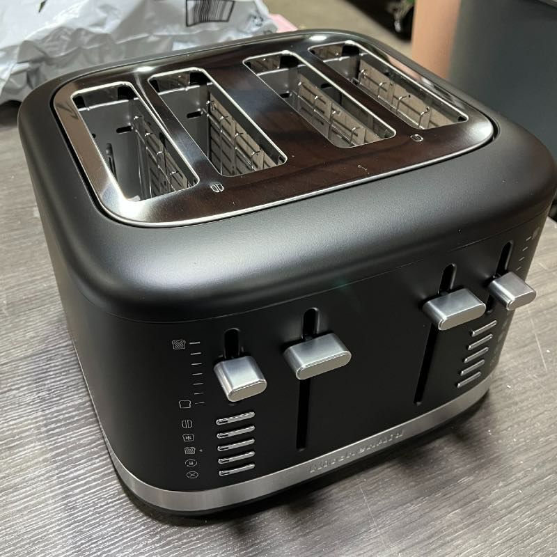 キッチンエイドポップアップトースター4枚焼ワイドスロットKitchenAid4SliceToaster,KMT4109家電