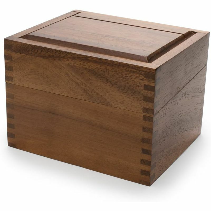 レシピボックスオリーブ木製ウイリアムズ・ソノマWilliamsSonomaOlivewoodRecipeBox