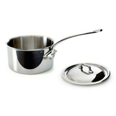ムヴィエール モービル ソースパン 片手鍋 フタ付 20cm 3.2L ステンレス 5層 IH対応 ムビエル モビエル モヴィエル フランス Mauviel 521021 M'cook saucepan 20 cm with lid