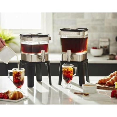 キッチンエイド コーヒーメーカー コールドブリュー KitchenAid KCM5912SX Cold Brew Coffee Maker 38 Ounce Brushed Stainless Steel