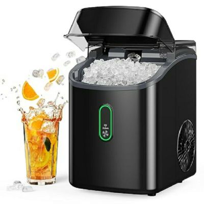 アイスメーカー製氷機家庭用EuhomyIceMakerMachineCountertop,Makes26lbsIcein24hrs-IceCubes家電